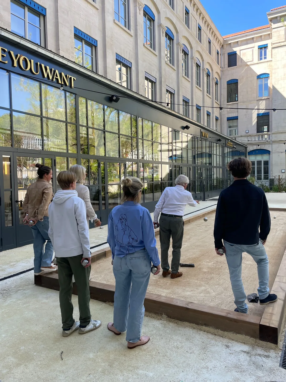 Wine You Want — terrain de pétanque pour animations extérieures